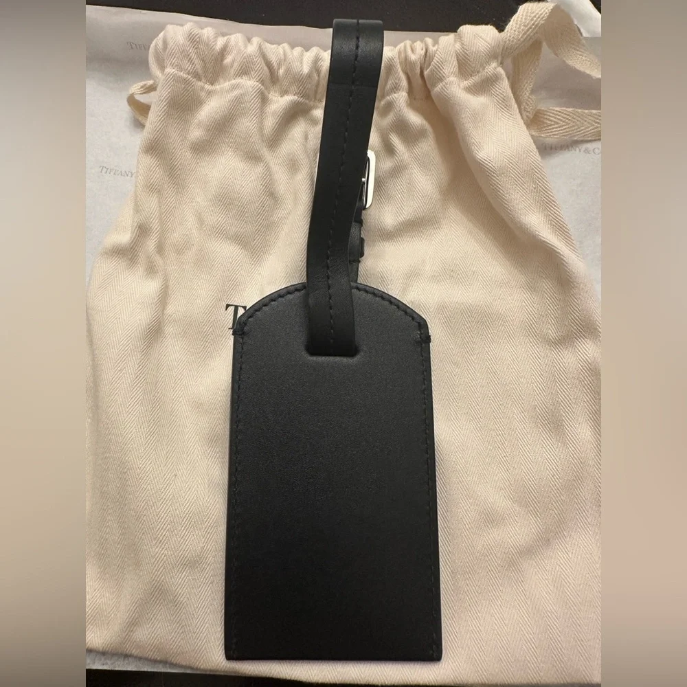 Tiffany & Co Black bag tag